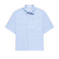 TakeReva Boxy Script Shirt Sky Blue